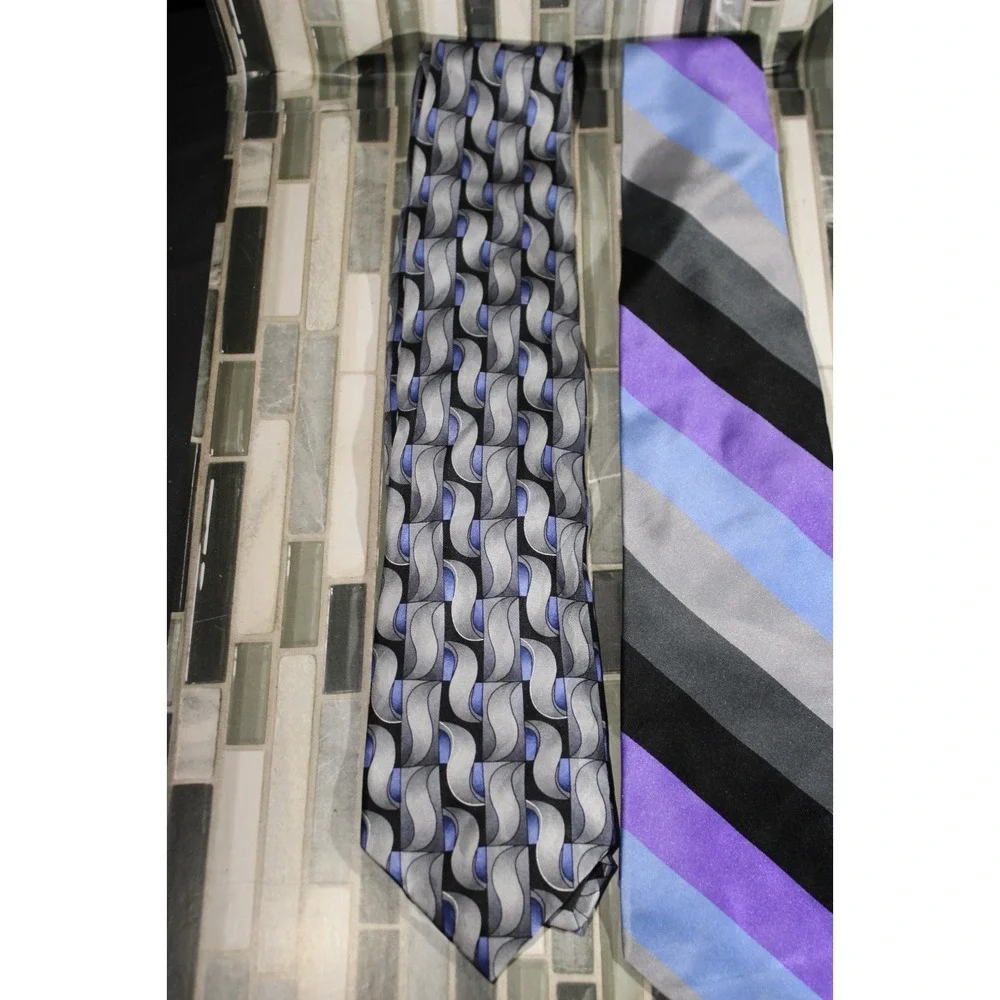 Lot of‎ 3 Designer Silk Ties